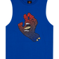 Santa Cruz Letter Hand Fade Front Muscle Tee Cobalt