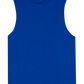 Santa Cruz Letter Hand Fade Front Muscle Tee Cobalt
