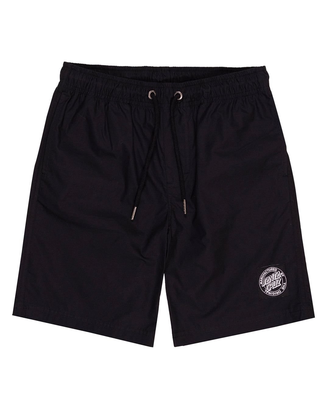 Santa Cruz MFG Cruzier Solid Beach Short Patch Black