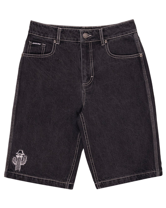 Santa Cruz Tripper Stack Jean Short Washed Black