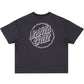 Santa Cruz Burnt Opus Oversized Tee Off Black