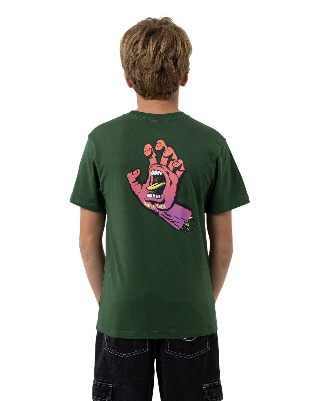 Santa Cruz Opus Screaming Hand Tee Dark Green