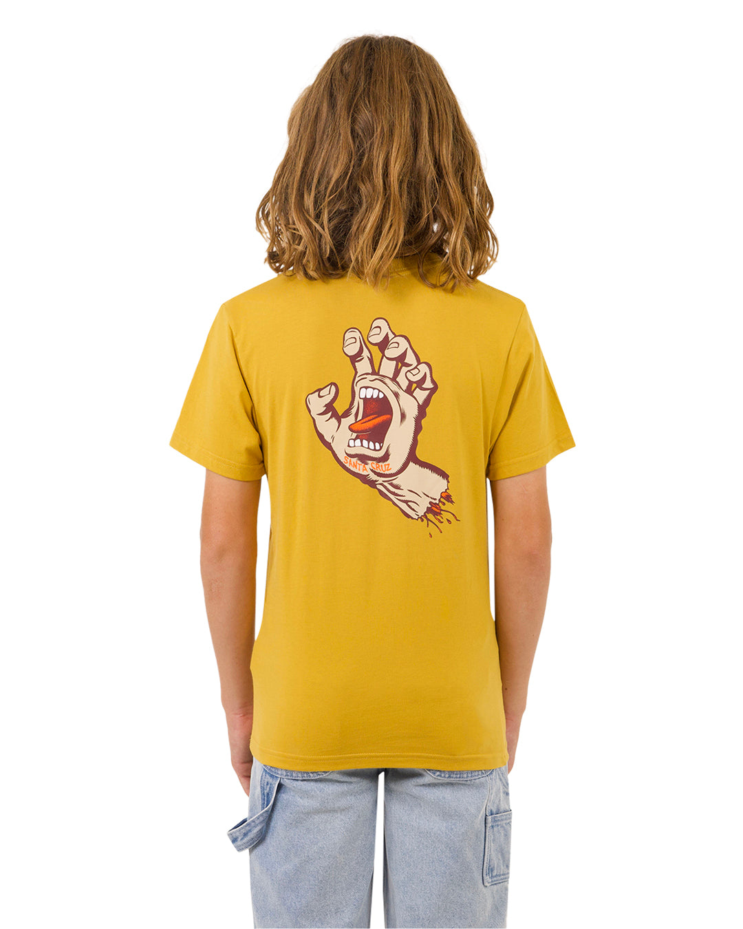 Santa Cruz Opus Screaming Hand Tee Tan