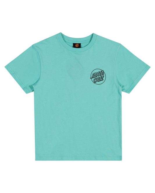 Santa Cruz Opus Screaming Hand Tee Teal