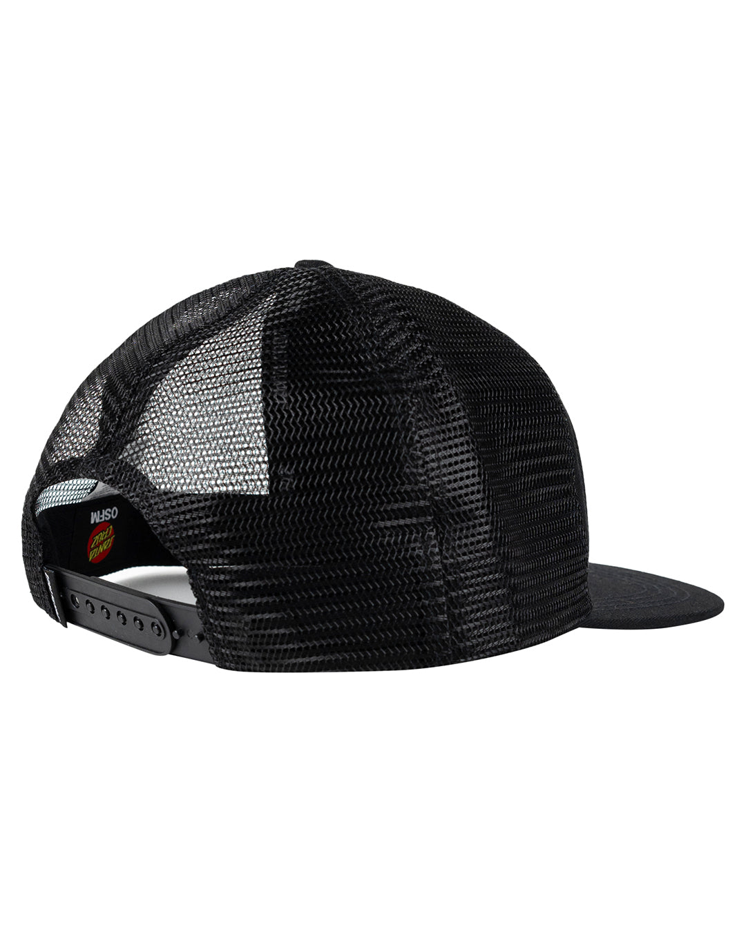 Santa Cruz Global Flame Strip Trucker Cap Black