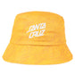 Santa Cruz Bold Stack Reversible Bucket Hat Yellow