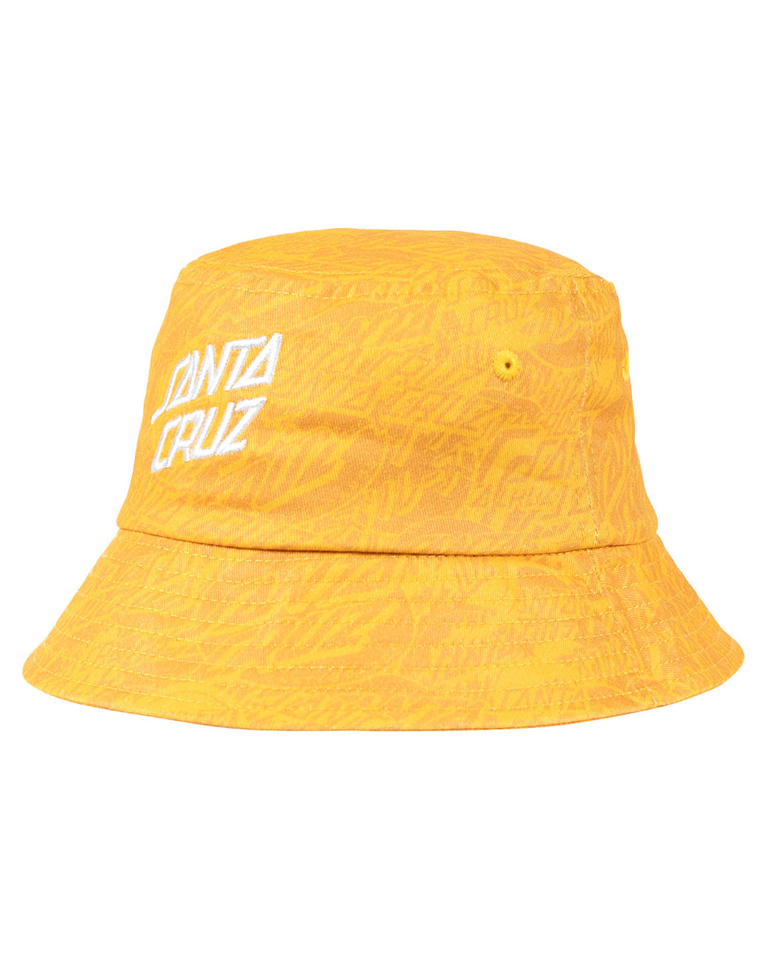 Santa Cruz Bold Stack Reversible Bucket Hat Yellow