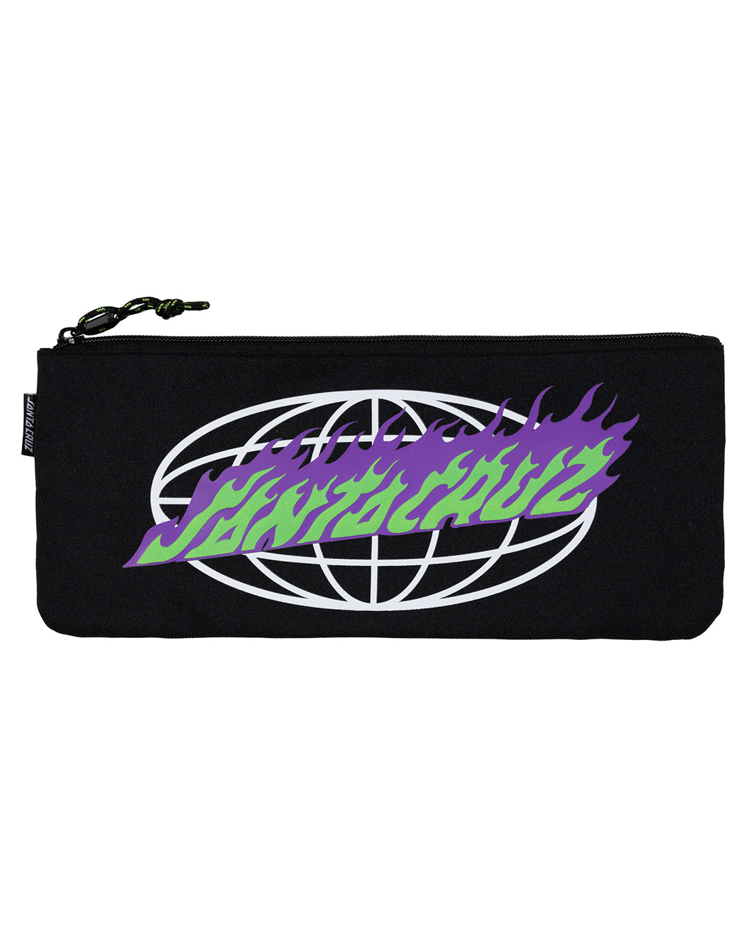 Santa Cruz Global Flame Strip Pencil Case Black