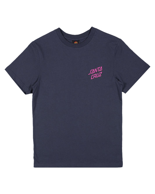 Santa Cruz Johnson Beast Dot Stack Tee Navy