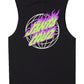 Santa Cruz Global Flame Dot Muscle Tee Black