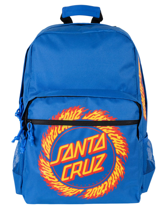 Santa Cruz Flame Ringed Dot Backpack Blue