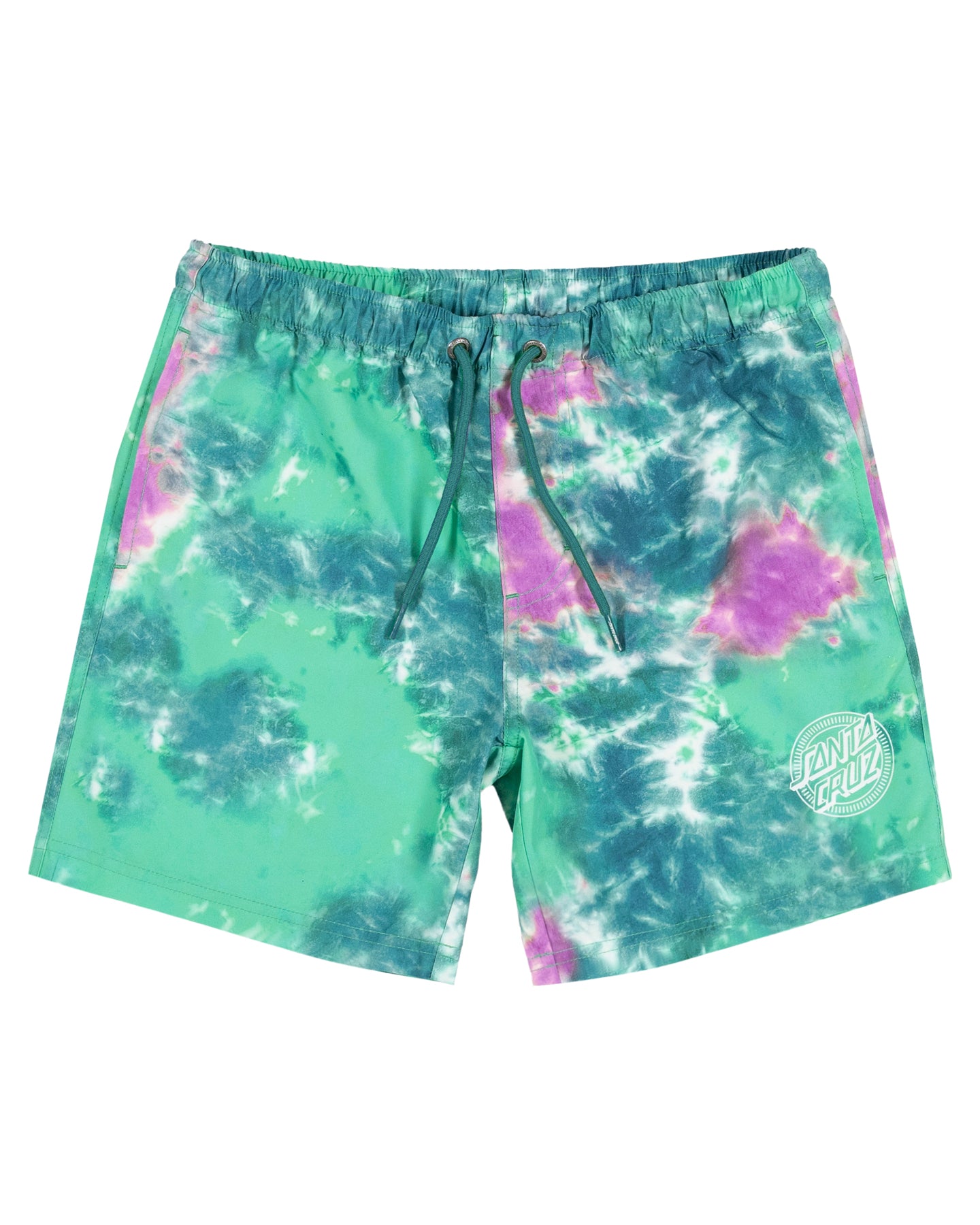 Santa Cruz Industrial Dot Mono Boardshort Light Green Tie Dye