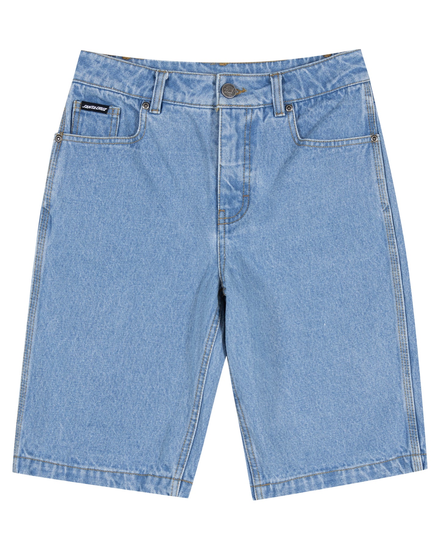 Santa Cruz Summer 76 Jean Short Mid Blue