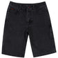 Santa Cruz Crossbone Dot Mono Jean Short Washed Black