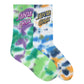 Stack Strip Crew Sock 2 Pack Blue | Light Green Tie Dye