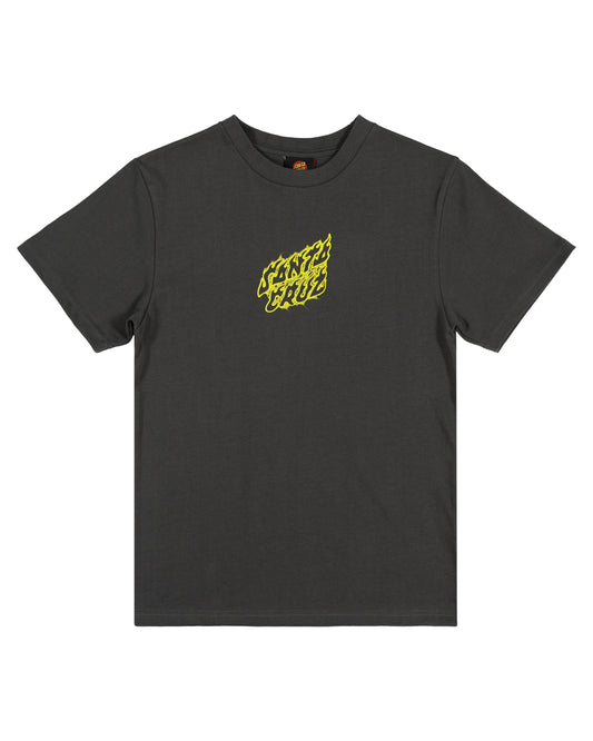 Santa Cruz Crossbone Dot Mono Centre Tee Onyx