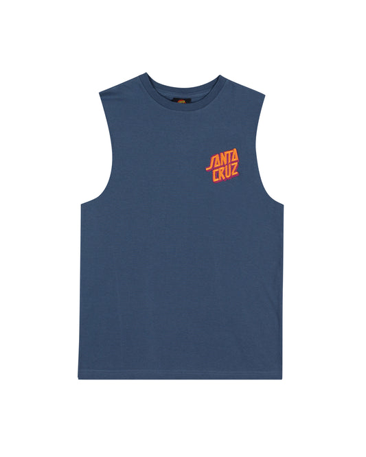 Santa Cruz Summer 76 Muscle Tee Dark Blue