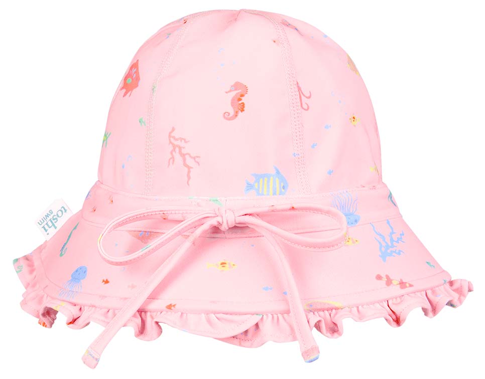 Toshi Swim Bell Hat Classic Coral