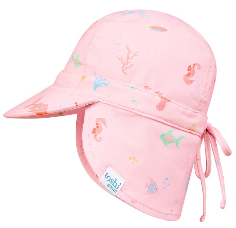 Toshi Swim Flap Cap Classic Coral