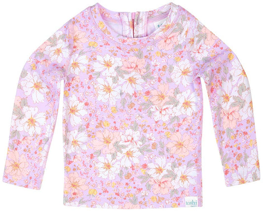 Toshi Swim Rashie Long Sleeve Dahlia