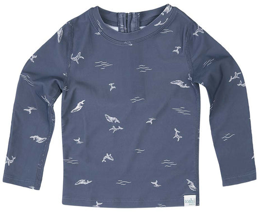 Toshi Swim Rashie Long Sleeve Whales