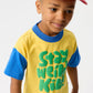 Sandcastle Rascals Stay Weird Kid Splicy Tee