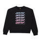 Santa Cruz Grid Stacked Strip Sweater Black