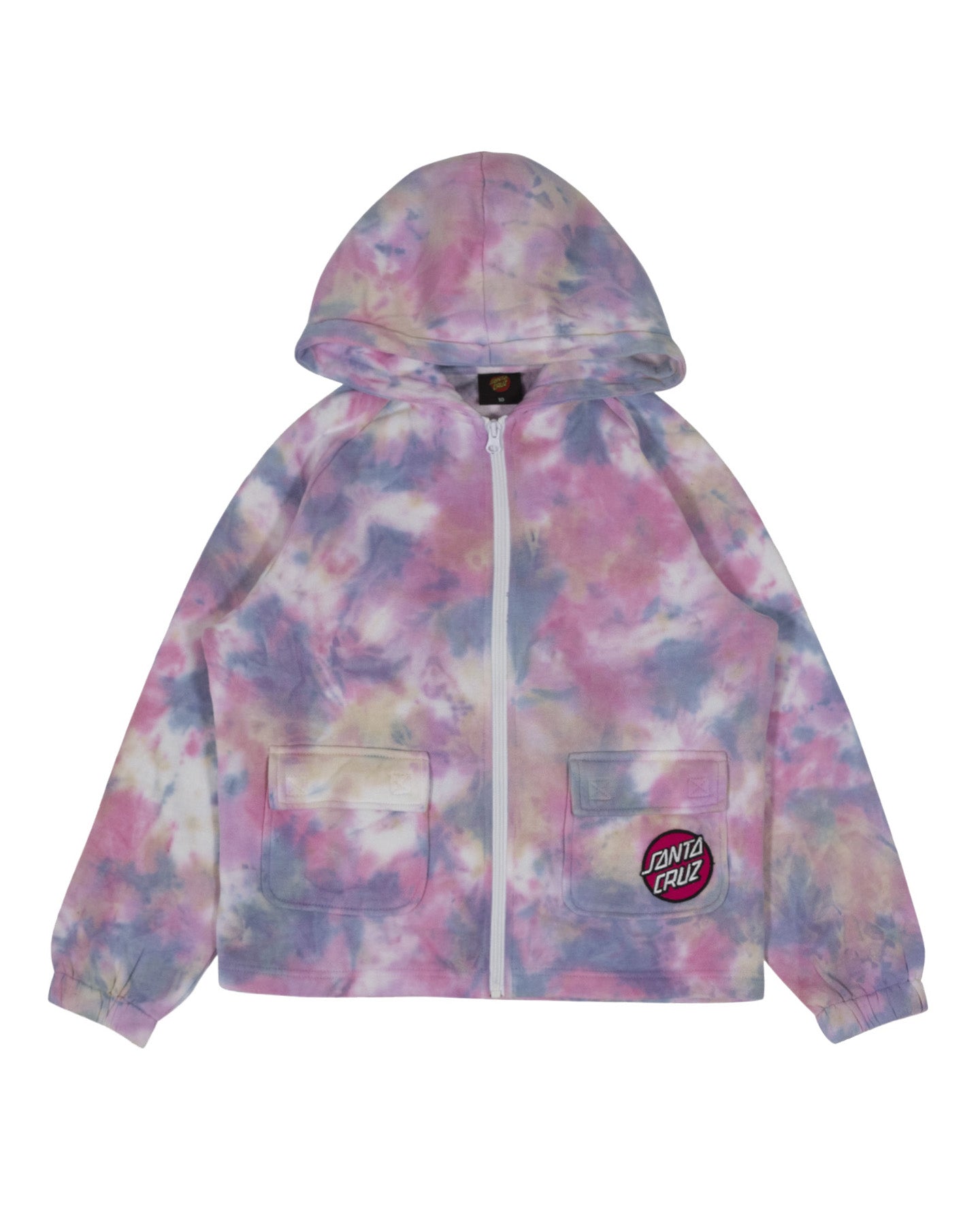 Santa Cruz Astro Tie Dye Zip Through Hoody