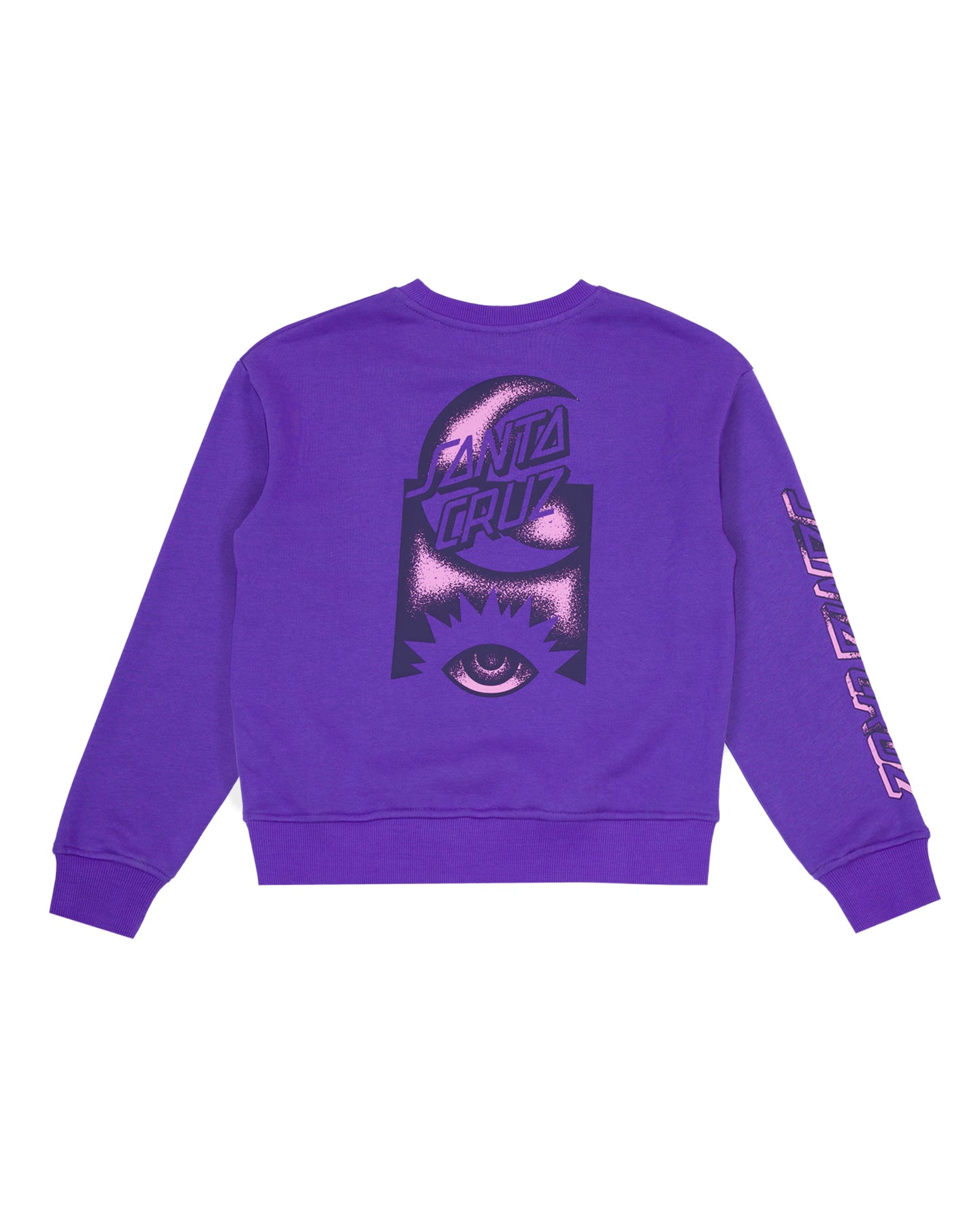 Santa Cruz Seeing Moon Dot Chest Sweater Iris