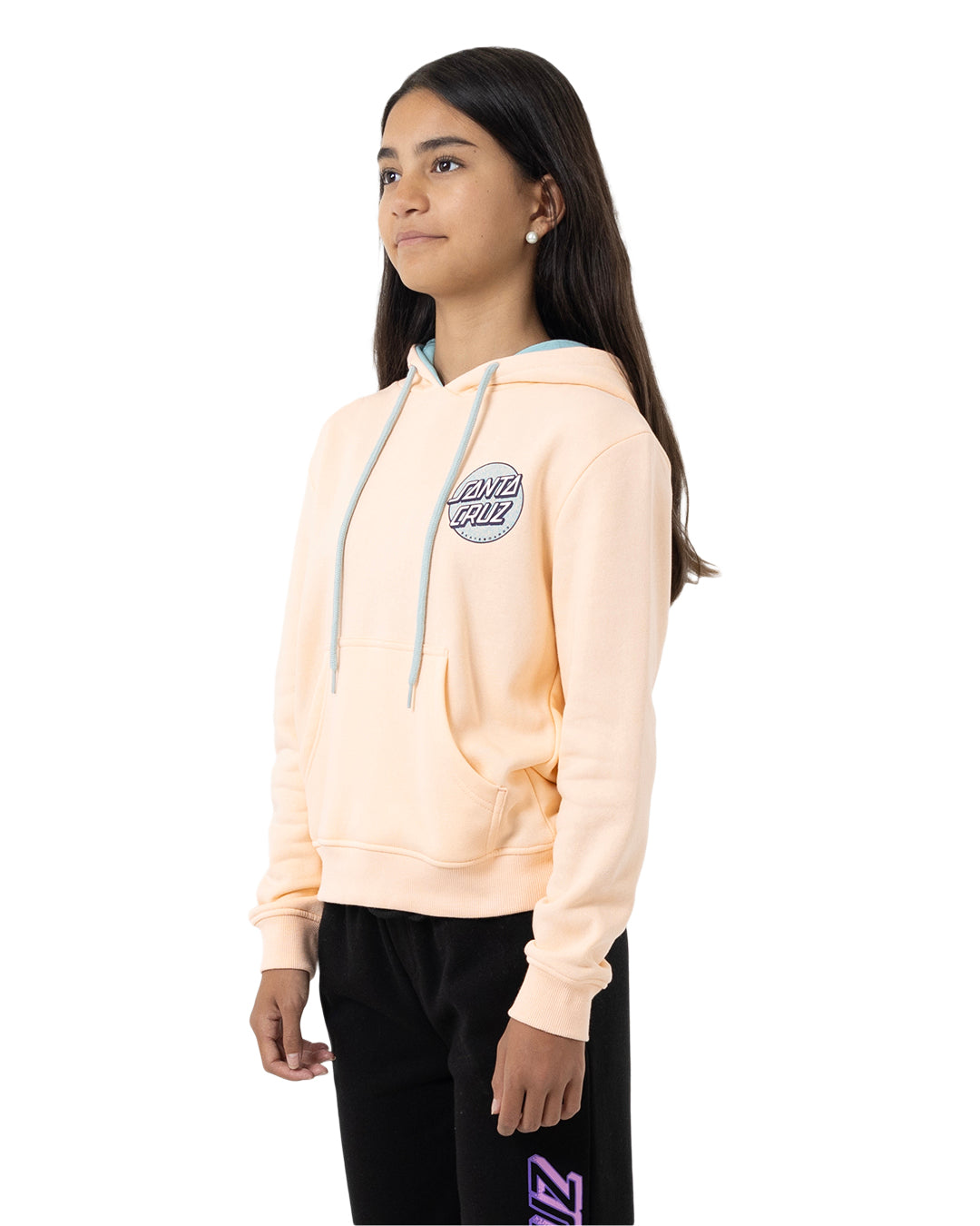 Santa Cruz Sprinkle Dot Hoodie Pink Coral