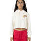 Santa Cruz Free Spirit Floral Chest Hoodie Cream