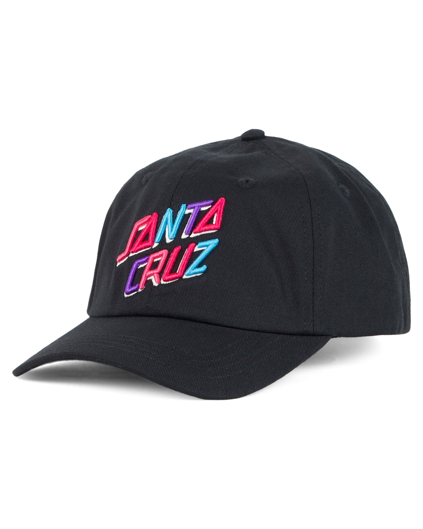 Santa Cruz Spirit Stack Strip Dad Cap Black