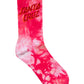 Santa Cruz Free Spirit Stack Crew Sock 2pack Pink Coral | Iris Tie Dye