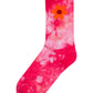Santa Cruz Free Spirit Stack Crew Sock 2pack Pink Coral | Iris Tie Dye