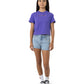 Santa Cruz Seeing Moon Dot Strip Short Sleeve Tee Iris