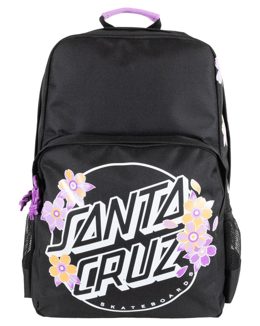 Santa Cruz  Blooming Stack Dot Backpack Black