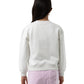 Santa Cruz Collegiate Strip Front Sweater White Marle
