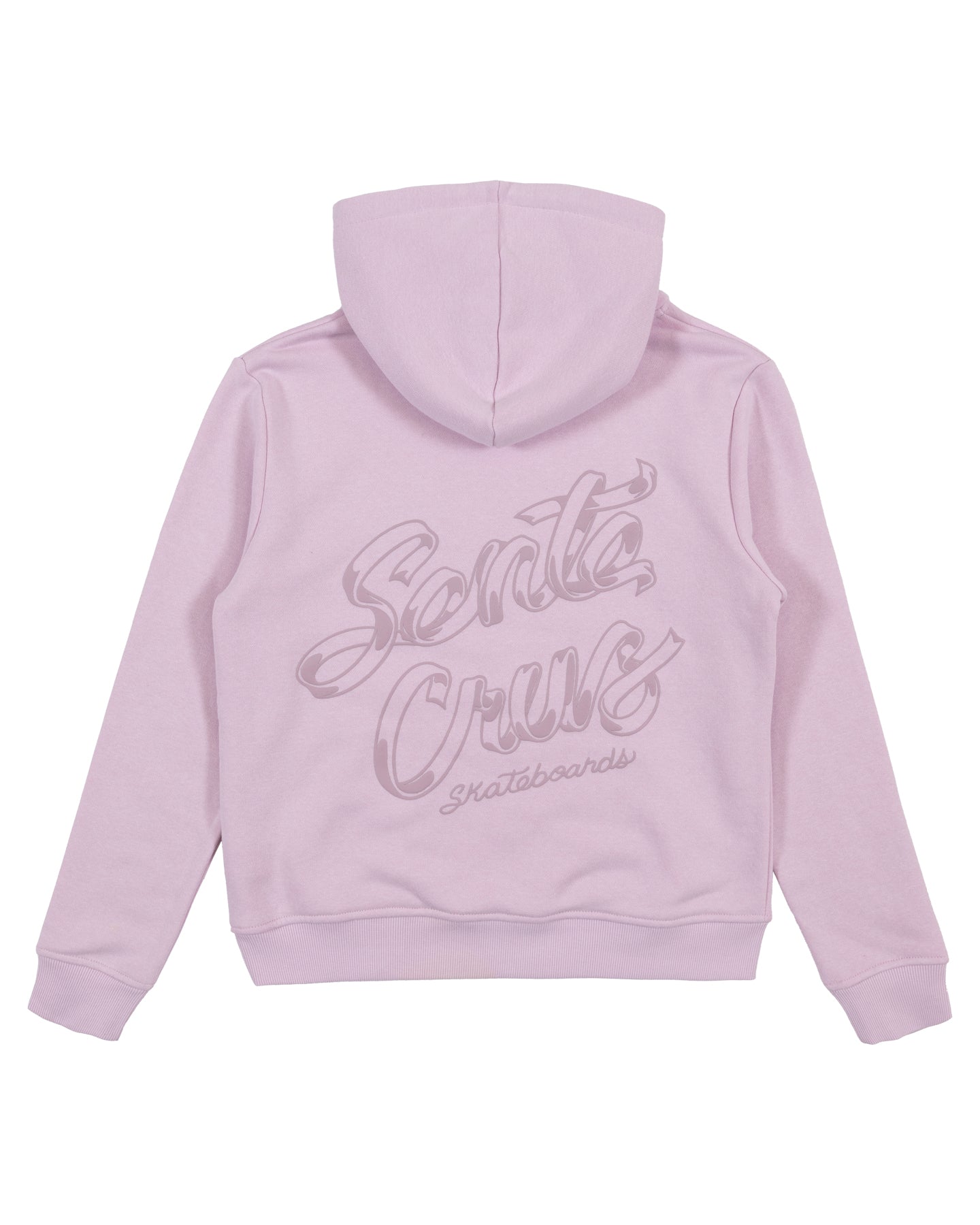 Santa Cruz OS Ribbon Script Chest Hoodie Pink