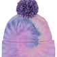 Santa Cruz Opus Dot Bobble Beanie Pink Tie Dye