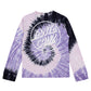 Santa Cruz Opus Dot Centre Long Sleeve Tee Pink Tie Dye