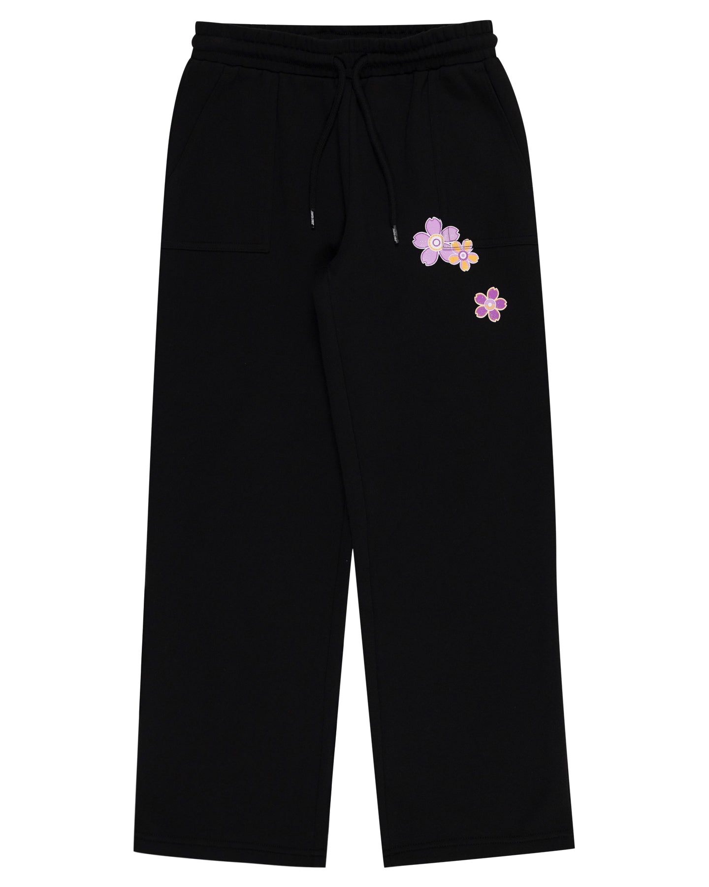 Santa Cruz Blooming Stack Dot Track Pants Black