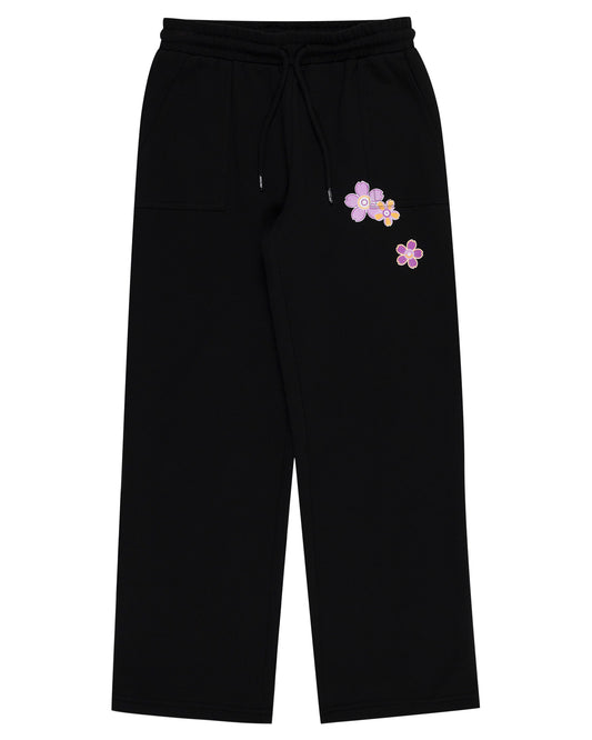 Santa Cruz Blooming Stack Dot Track Pants Black