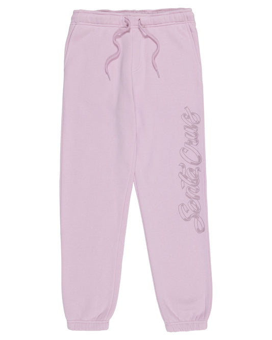 Santa Cruz Ribbon Script Track Pants Pink