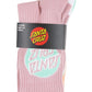 Santa Cruz Other Dot Crew Sock 4 Pack Pink | White | Orange