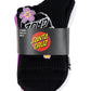 Santa Cruz Blooming Stack Mix Mid Sock 3 Pack Black | White | Purple