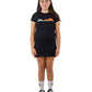 Santa Cruz Sunrise Dot Tee Dress Black