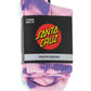 Santa Cruz Other Dot Mid Sock 2 Pack Pale Pink & Light Green Tie Dye