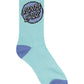 Santa Cruz Other Dot Crew Sock 4 Pack White Light Green Rose