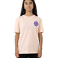 Santa Cruz MFG Retro Dot Reverse Short Sleeve Tee Pink Coral