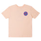 Santa Cruz MFG Retro Dot Reverse Short Sleeve Tee Pink Coral